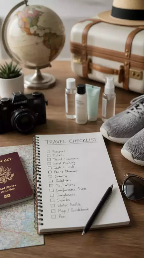Senior Travel Checklist for Peaceful Trips